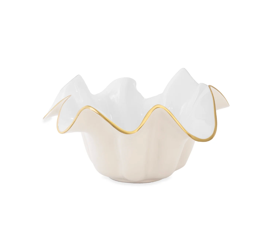 Beatriz Ball Encanto Medium Medusa Bowl Cream and White