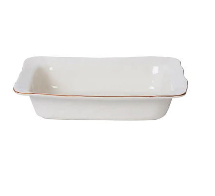 Skyros Cantaria Medium Rectangular Baker White