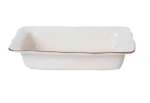 Skyros Cantaria Large Rectangular Baker White
