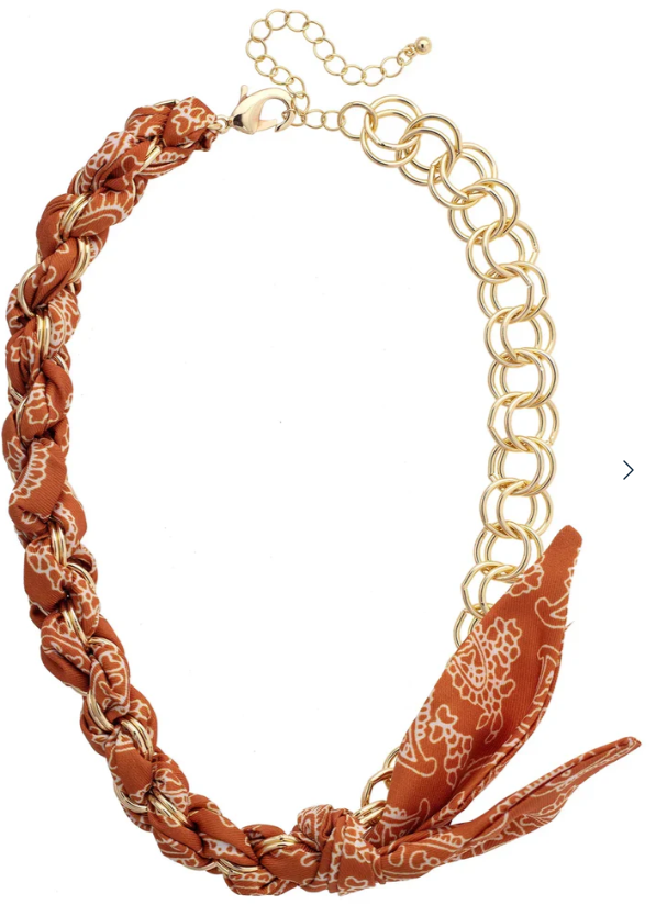 Canvas Style Maddie Chain Scarf Necklace