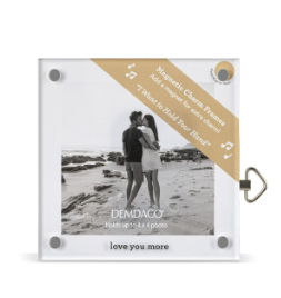 Demdaco Love You More Acrylic Musical Frame