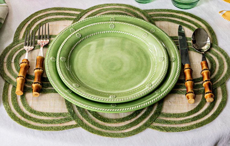 Juliska Melamine Dinner Plate-Seagrass
