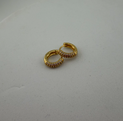 Haute Mess Pave Earrings