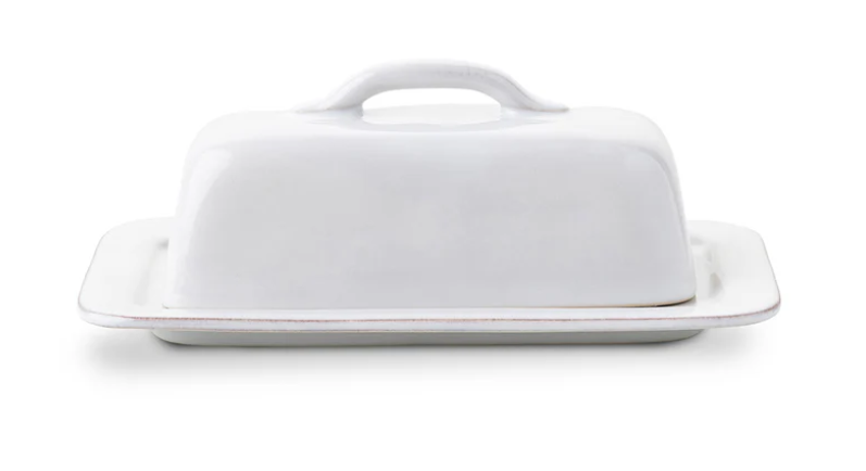 Juliska Puro Butter Dish- Whitewash