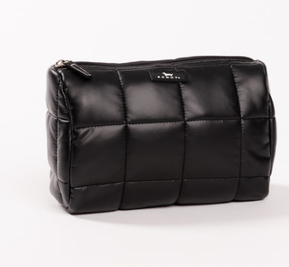 Scout Packin' Heat Toiletry Bag Medium Accessory -Black Box Quilted