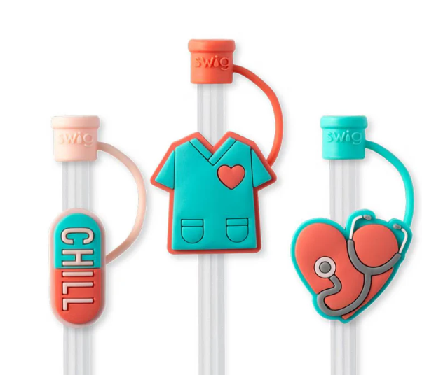 Swig Scrub Life Straw Topper Set