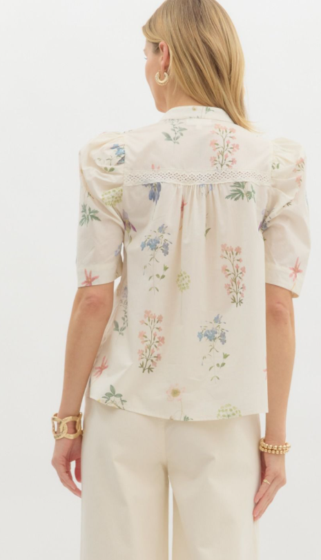 Floral Lace Bloom Top