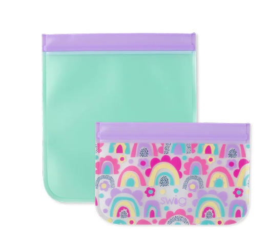 Swig Rainglow Reusable Storage Baggies Set of 4
