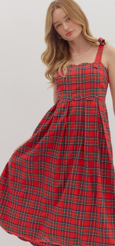 The Poinsettia Dress