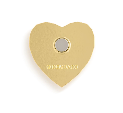 Demdaco Gold Heart Magnetic Frame Charm - 1.5in