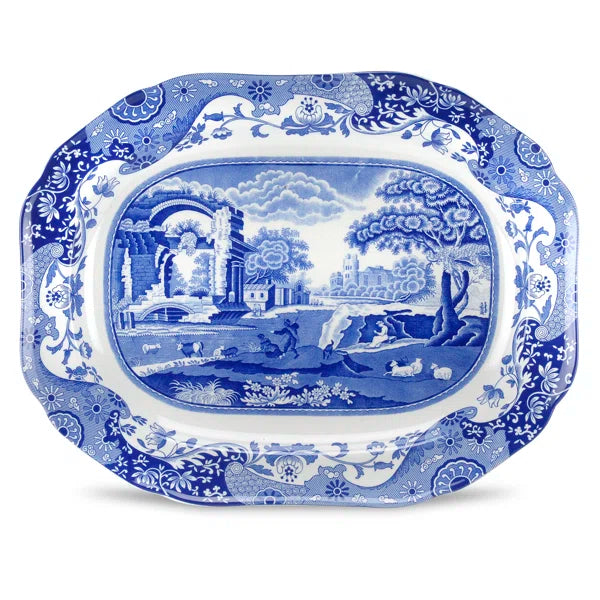 Spode Blue Italian 14" Medium Oval Platter
