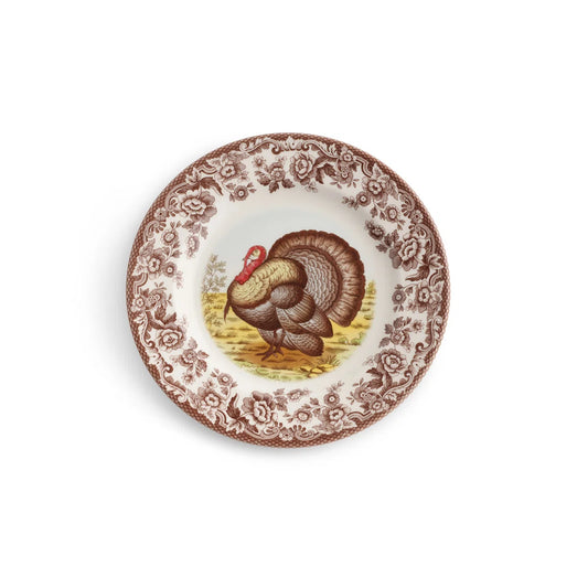 Spode Woodland Salad Plate, Turkey