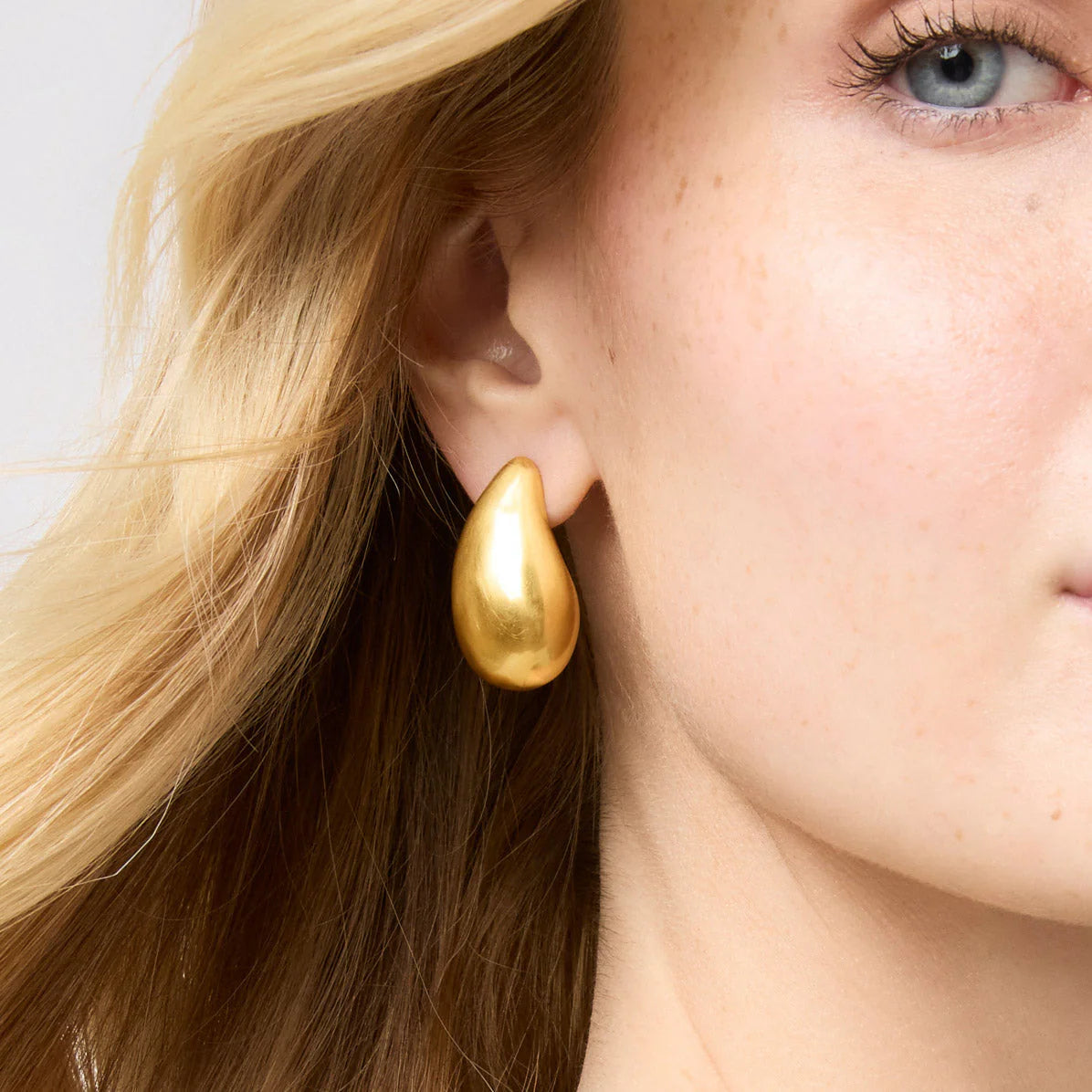 Julie Vos Wave Earring - Gold - Small