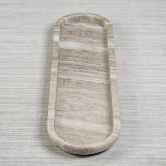 Zodax Marble Oval Tray