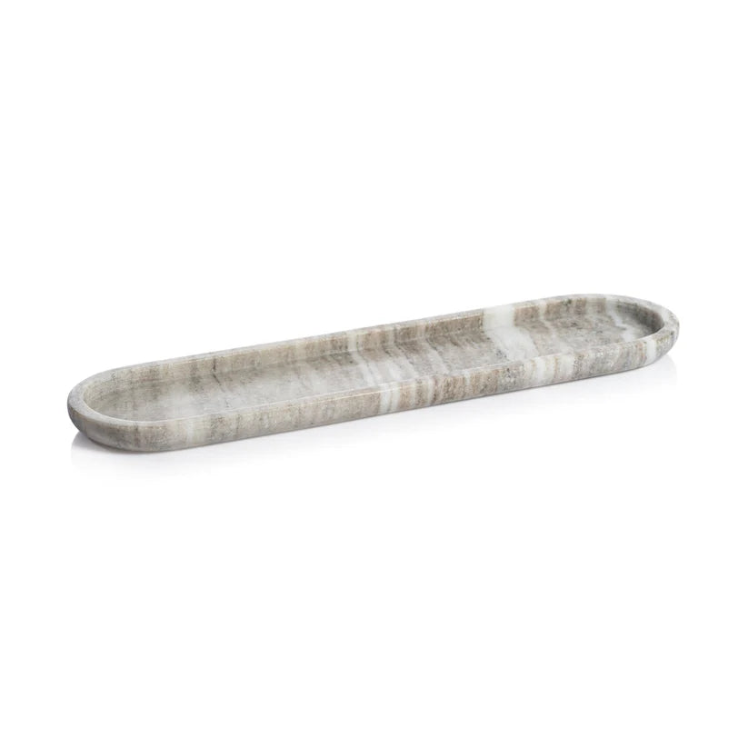Zodax Marble Oval Tray