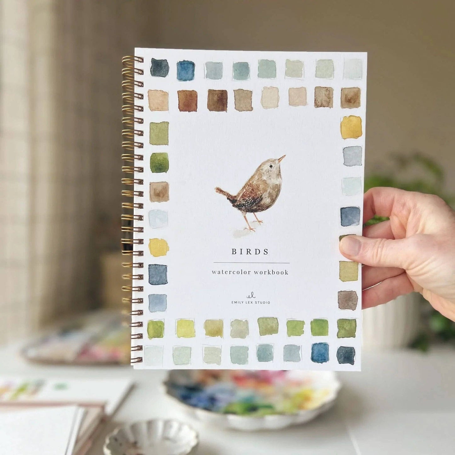 The Porch Birds watercolor workbook