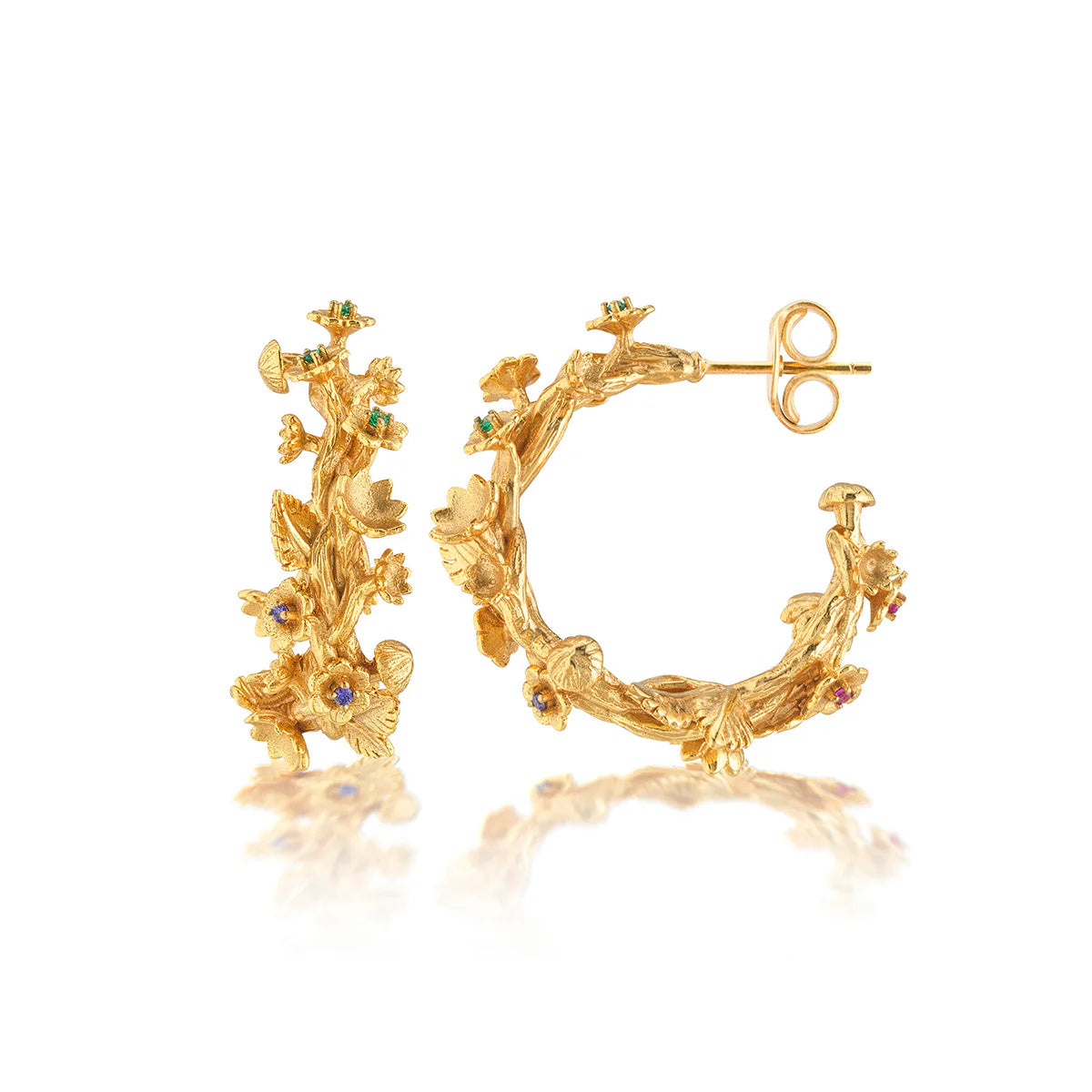 Capucine De Wulf Meadow Small Hoop Earrings - Gold