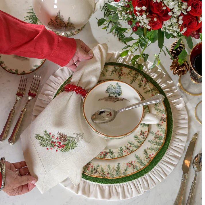 Arte Italica Natale Dinner Plate