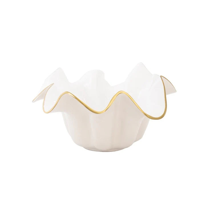 Beatriz Ball Encanto Medium Medusa Bowl- Cream & White