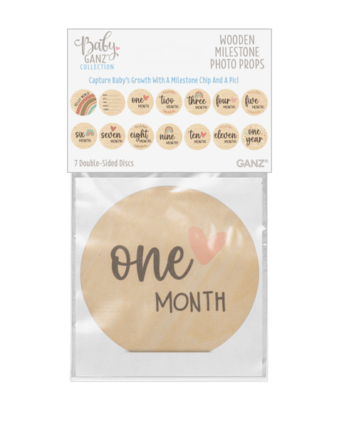 Ganz Wooden Milestone Photo Props Set