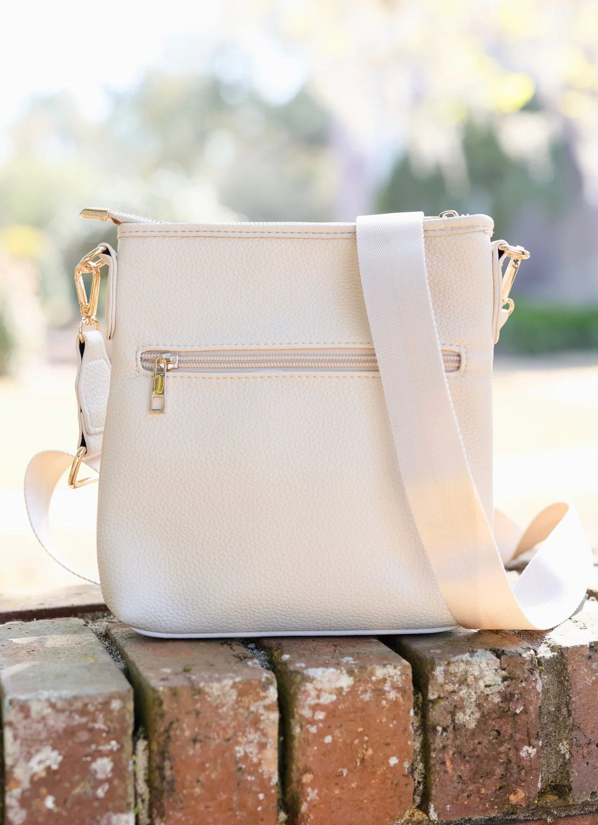 Caroline Hill Cream Briggs Crossbody