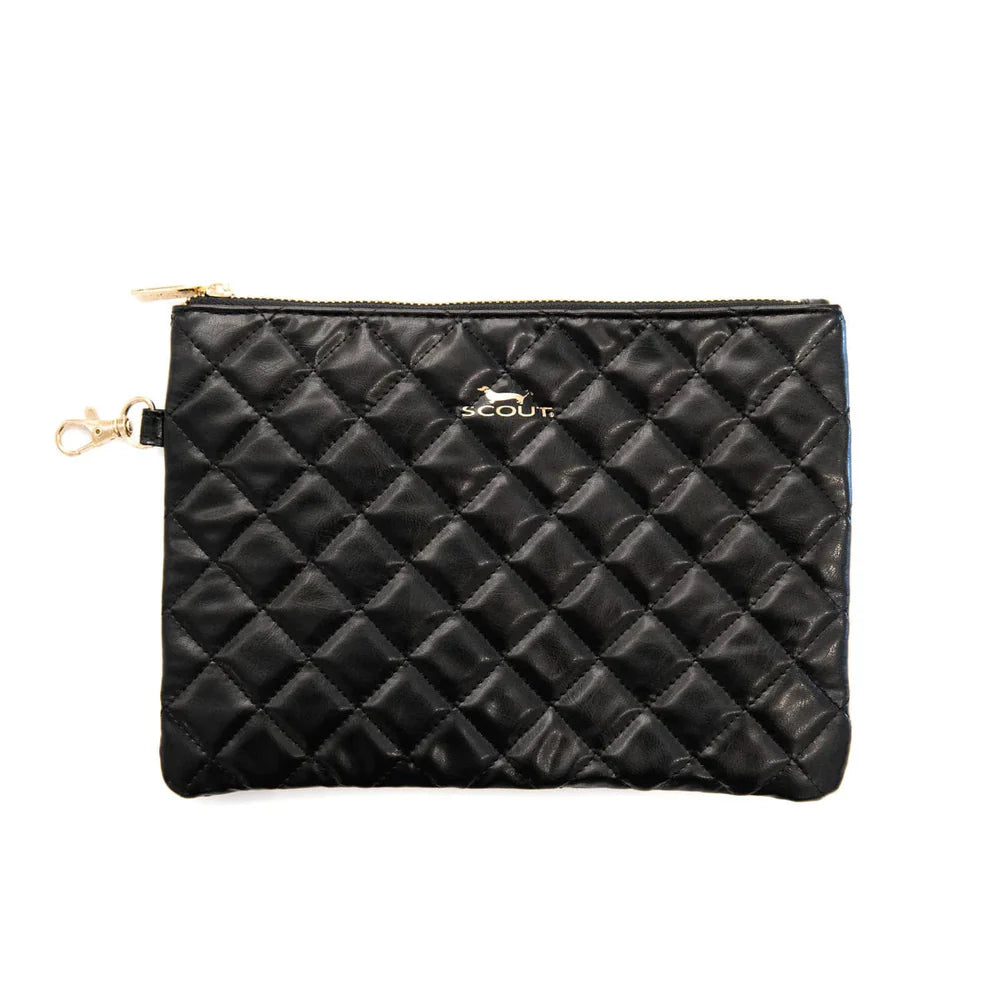 Scout Black Quilted Pouch Perfect Pouch