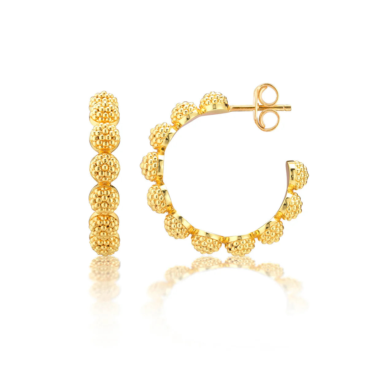 Capucine De Wulf Berry Icon Small Hoop Earrings - Gold
