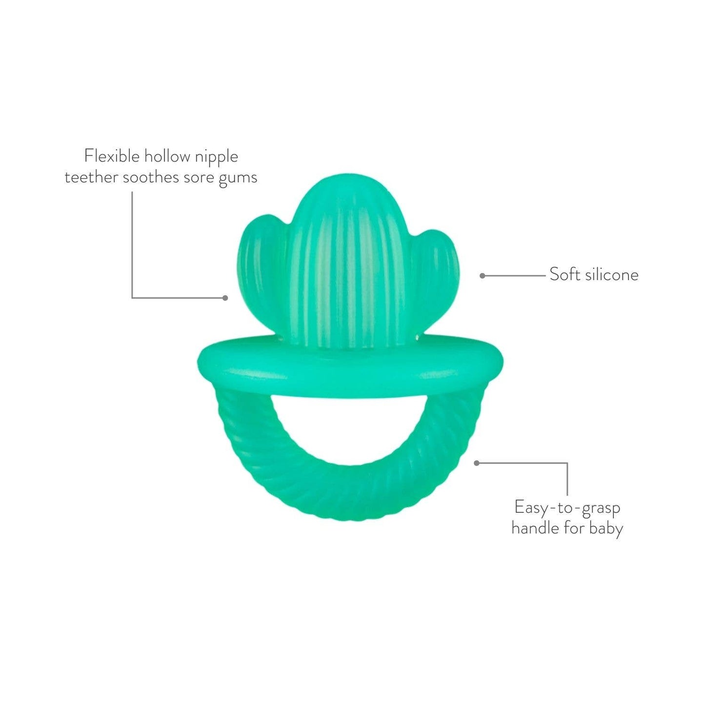 The Porch Teensy Teether™ Hero Pop Soothing Silicone Teether