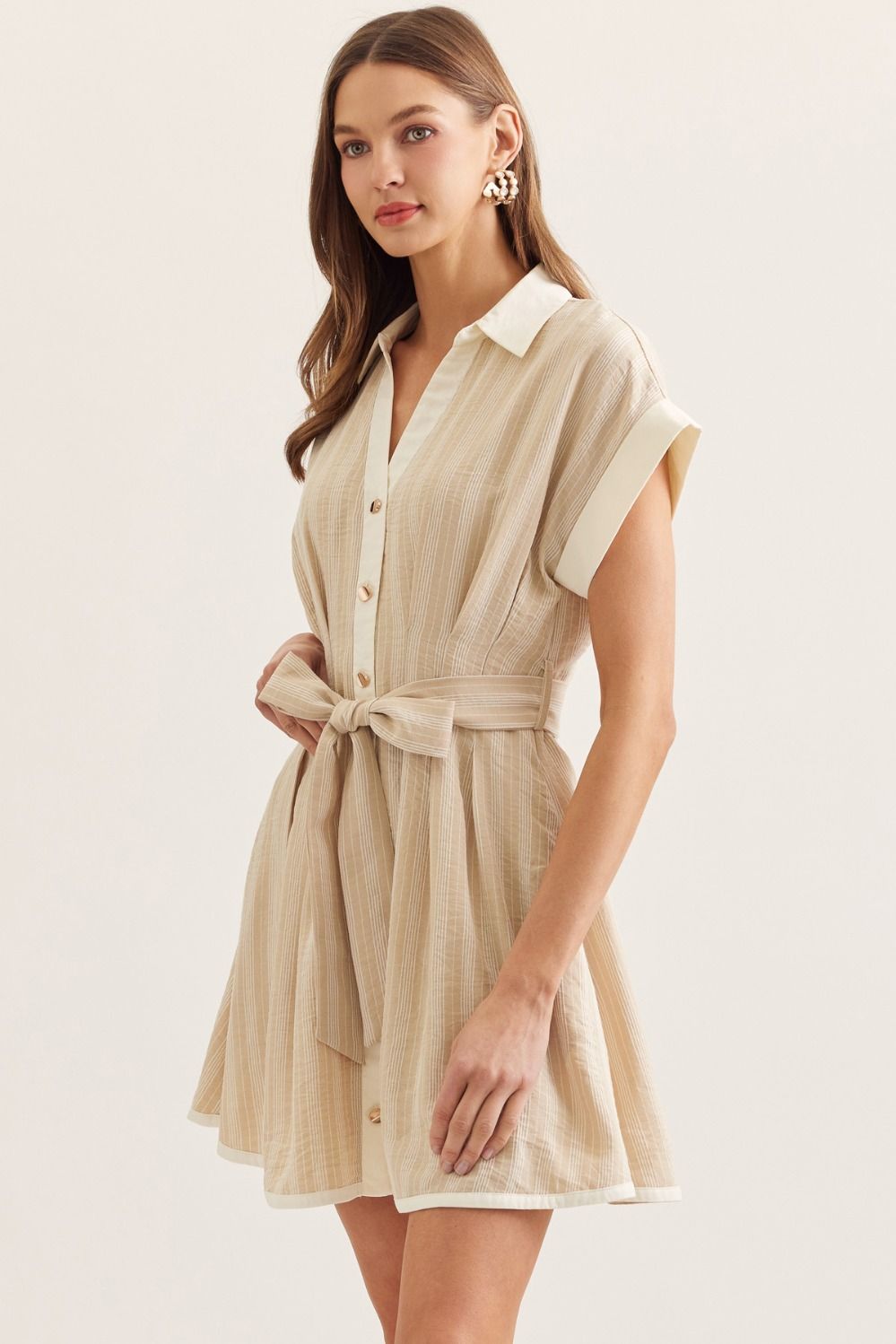 Timeless Tie Mini Dress