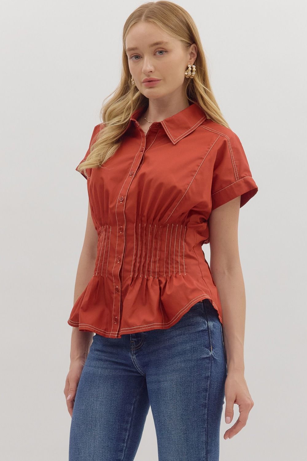 Rustic Dreams Short Sleeve Top