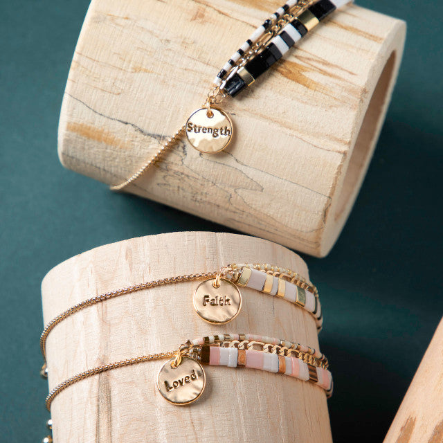 Demdaco Your Journey Tile Bracelet - Faith