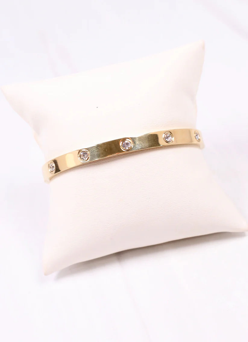 Caroline Hill Almeria CZ Metal Bracelet