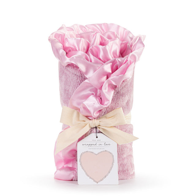 Demdaco Wrapped in Love Blanket- Pink