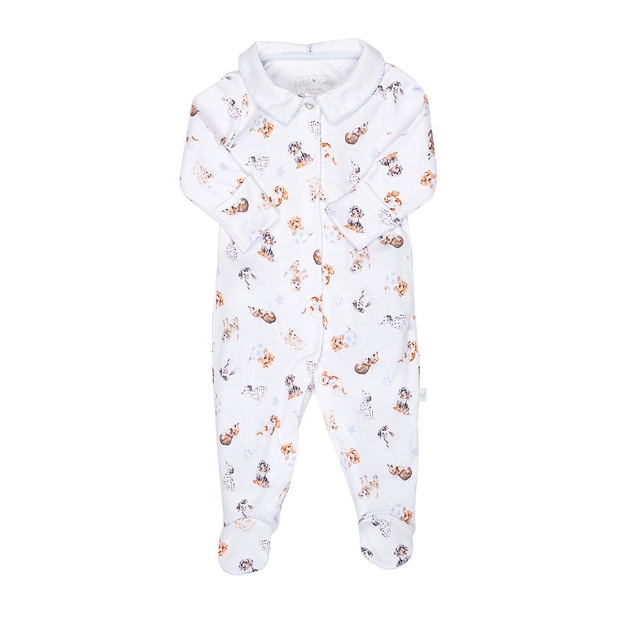 Wrendale Designs Little Paws Printed Babygrow 6 to 9 Months