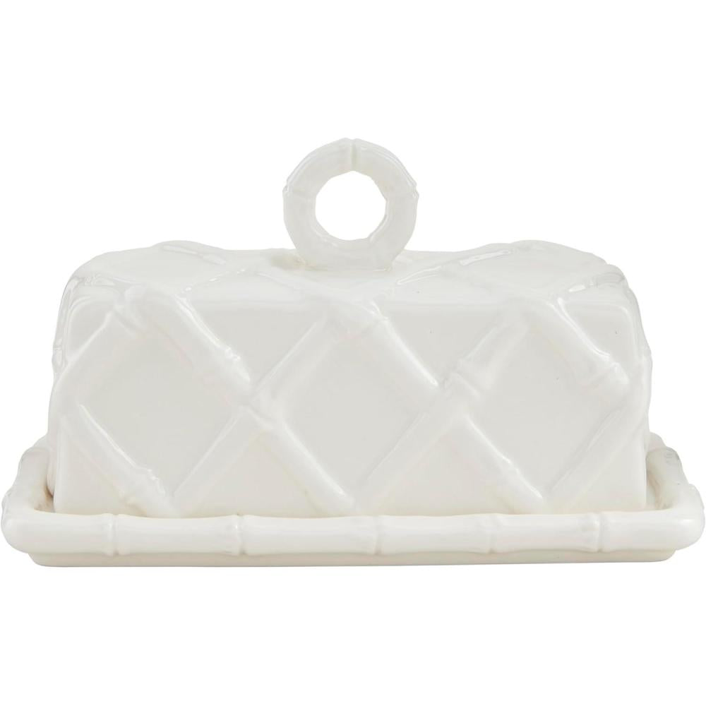 The Porch Mud Pie Bamboo Butter Dish