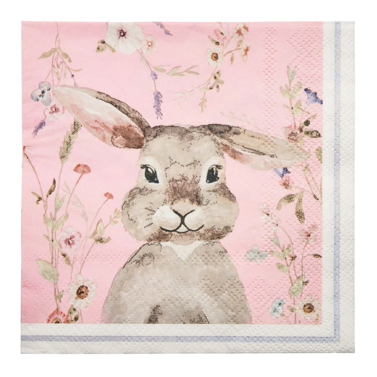 Sophistiplate Pink Bunny Cocktail Napkins