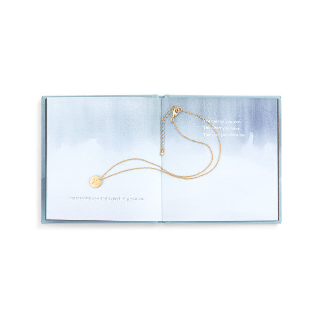 Demdaco Book and Necklace - Be Blessed