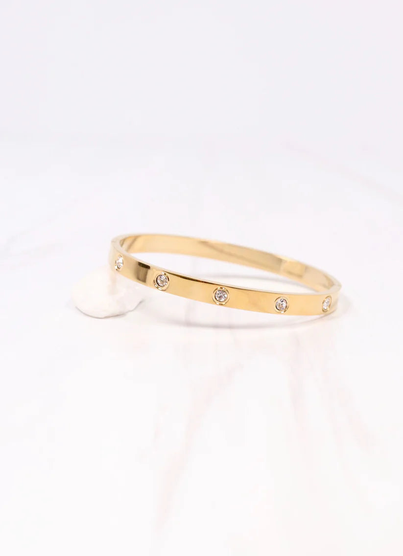 Caroline Hill Almeria CZ Metal Bracelet