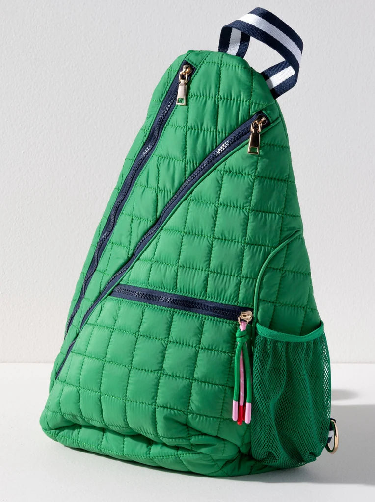 Shiraleah Chicago Green Ezra Quilted Bag