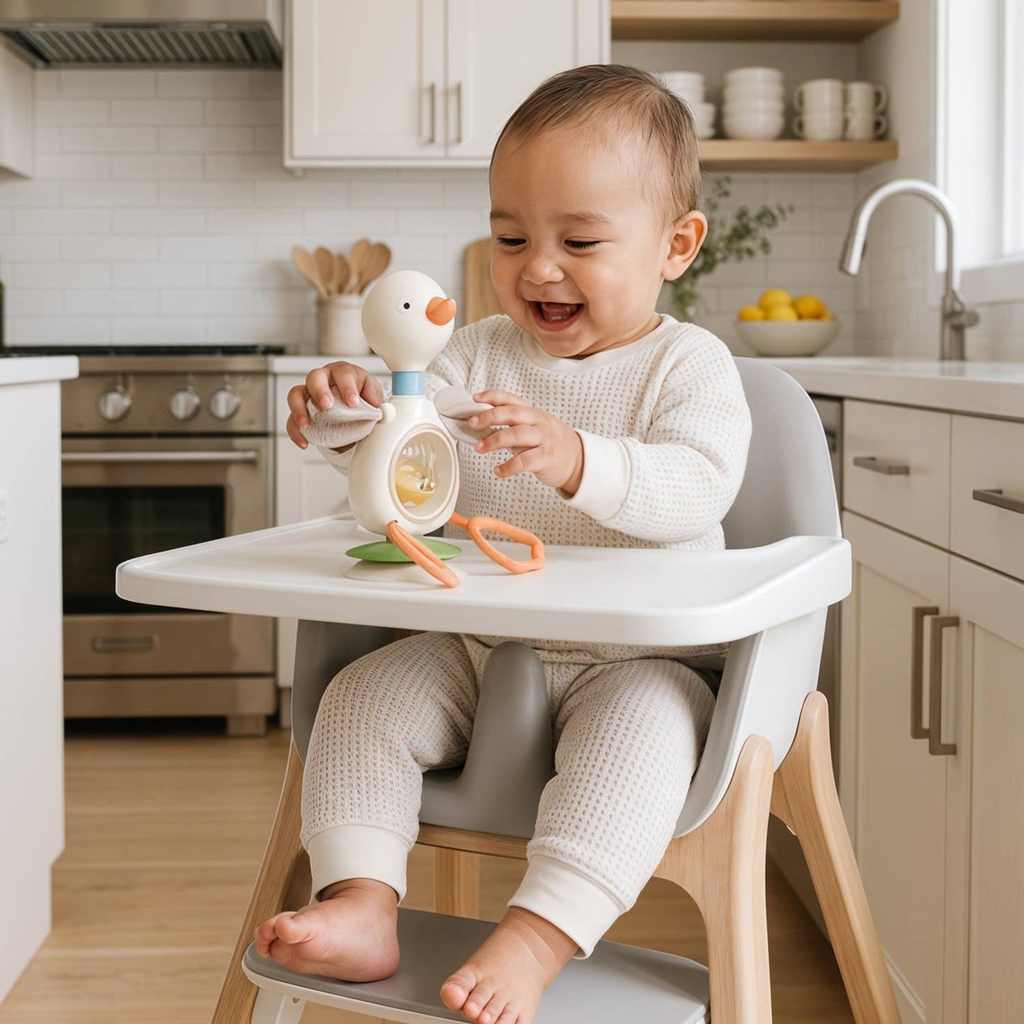 *The Porch NEW* Itzy Twist & Bop™ - High Chair Sensory Toy Goose