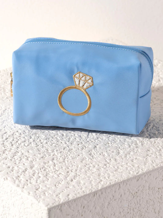 Shiraleah Bling Ring Zip Pouch