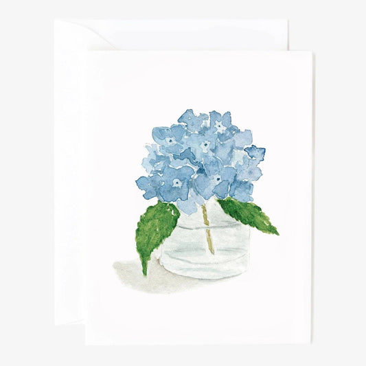 The Porch Hydrangea notecard: Single card