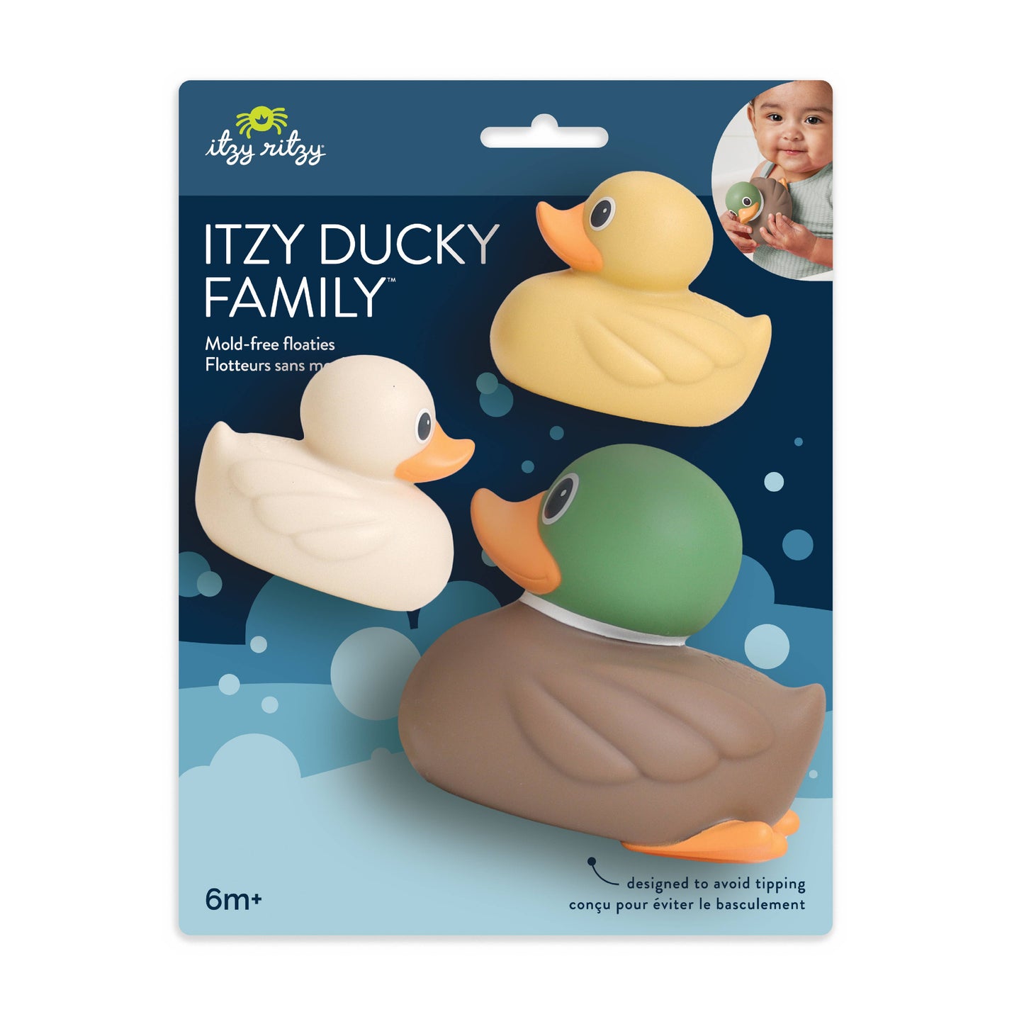 *The Porch NEW OPTION* Itzy Ducky Family™ - Bath + Water Table Toys: Duck