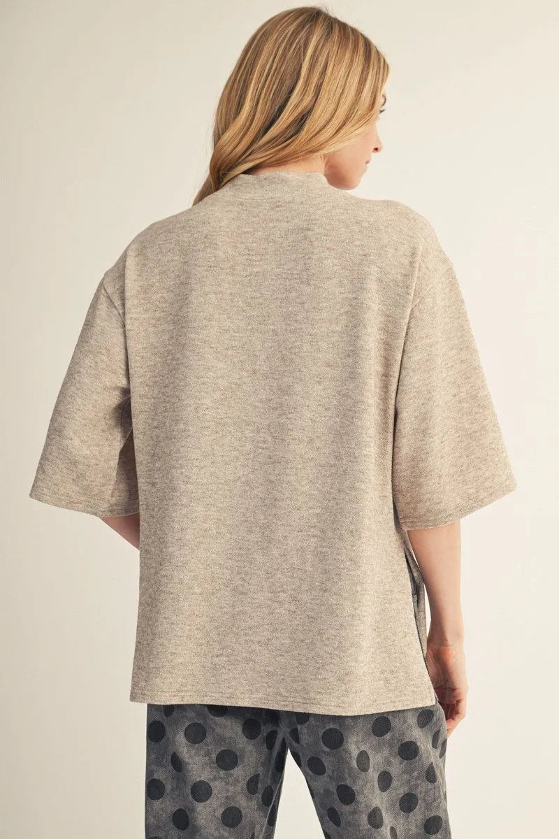 The Marlowe Mock Neck Top