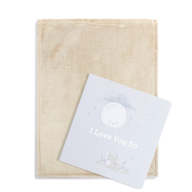 Demdaco I Love You So Book and Blanket Giftset - 5x5in