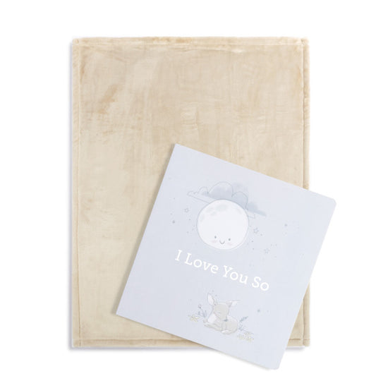 Demdaco I Love You So Book and Blanket Giftset - 5x5in