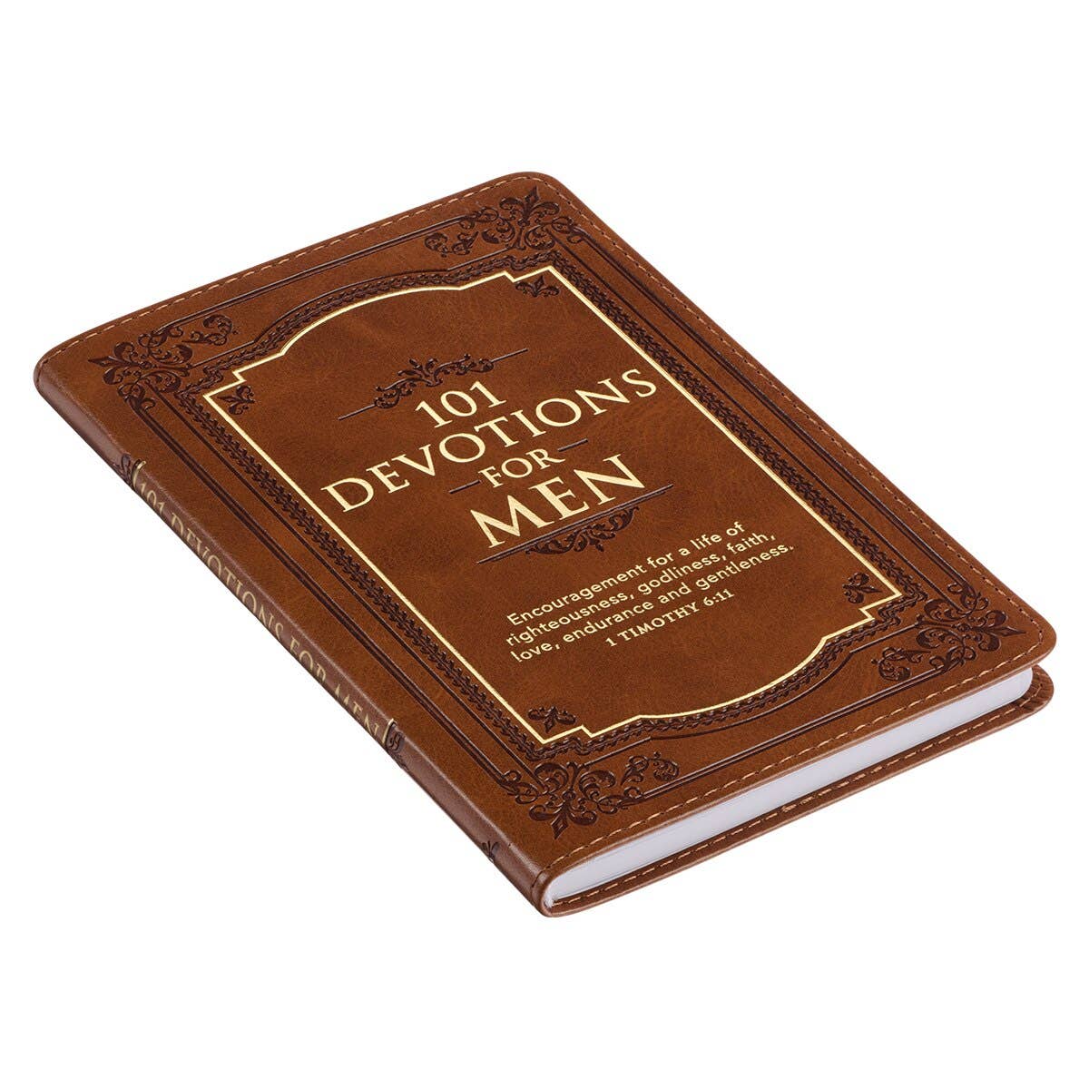 The Porch 101 Devotions for Men Faux Leather