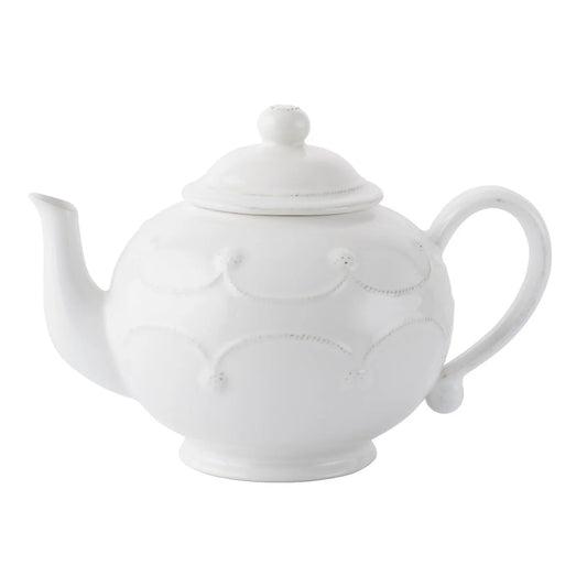 Juliska Berry & Thread Teapot- Whitewash