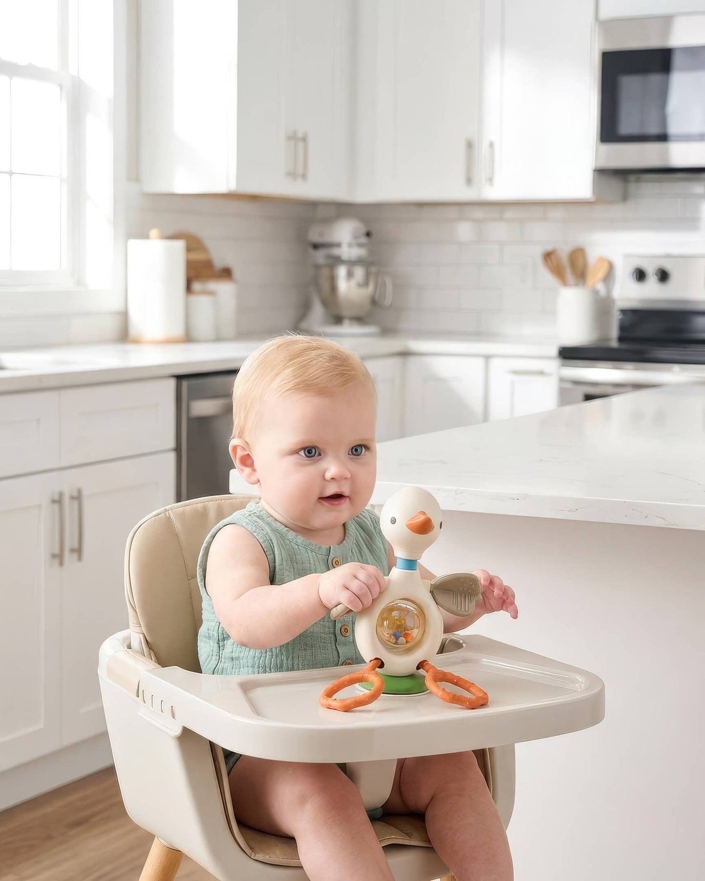 *The Porch NEW* Itzy Twist & Bop™ - High Chair Sensory Toy Goose