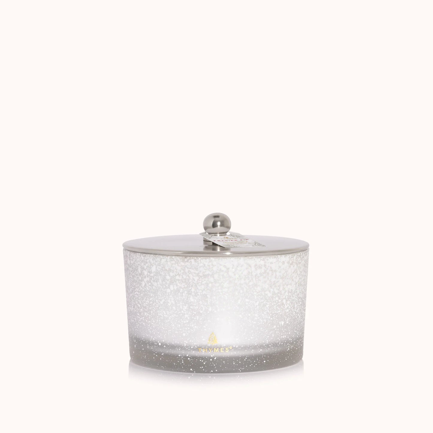 Thymes Frasier Fir Flocked 3-Wick Candle